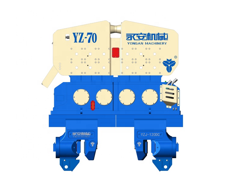 Фото 4. Гидравлические вибропогружатели Yongan серии YZ-70