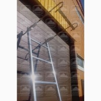 Лестница алюминиевая навесная со стальными кронштейнами лна-ск