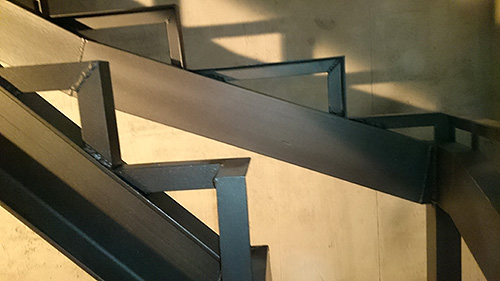 Фото 3. Изготовление металлических каркасов для лестниц