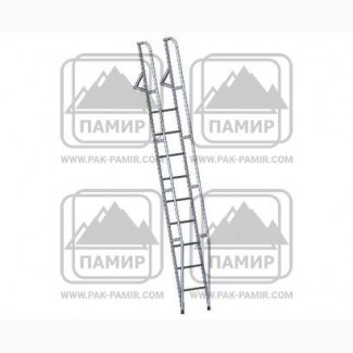 Лестница приставная наклонная алюминиевая лпна-3, 25м