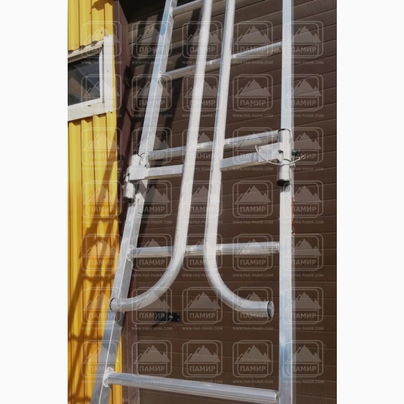 Фото 2. Лестницы приставные наклонные алюминиевые лпна-8, 2, лпна-8, 2м