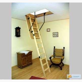 Чердачная лестница OMAN Standard - Бук, 60х120х280мм