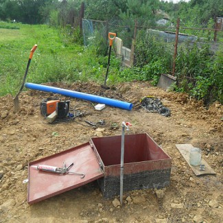 Водоснабжение частного дома от скважины с насосной станцией