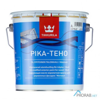 Pika-Teho - Пика-Техо 9л акрилатная краска, содержащая масло Tikkuirla (Финляндия)
