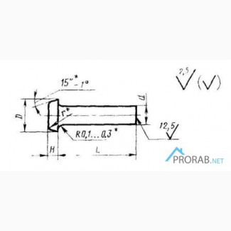 Заклепка ГОСТ 14801-85