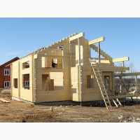 Строим дома, бани, тех.помещения из дерева, кирпича, блоков под ключ