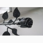 Кованная роза, железный цветок