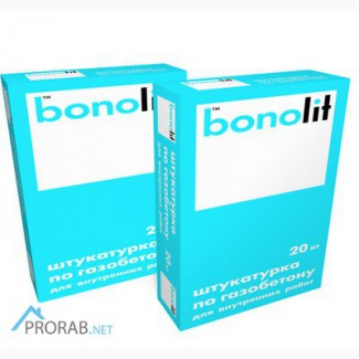 Штукатурка гипсовая белая BONOLIT (20кг) в Коломне