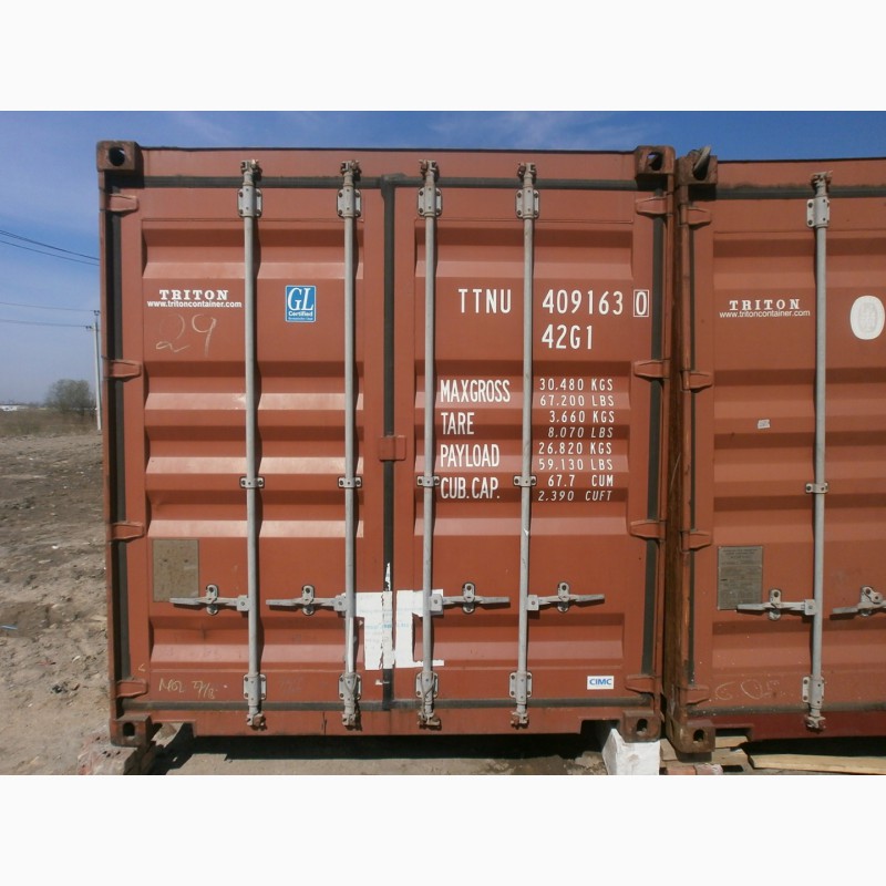 Фото 3. Аренда 20-ти футового морского контейнера в Тюмени, доставка