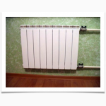 Замена радиаторов отопления, водяной тёплый пол, септик, отопление, канализация