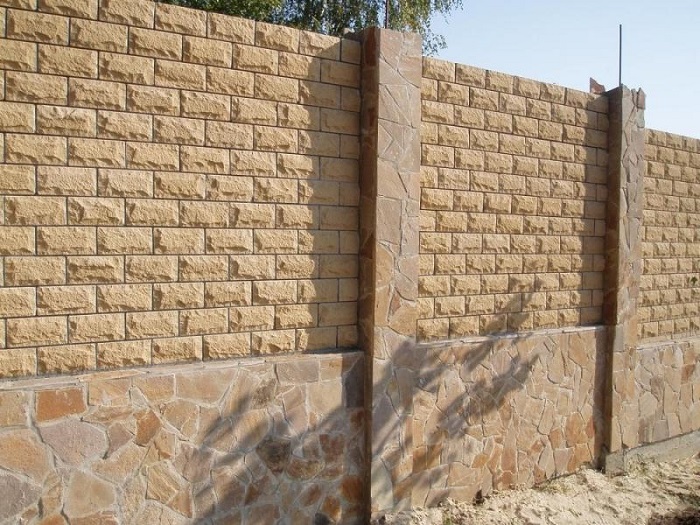 Фото 5. Фасадно стеновой паркет из песчаника со сколом