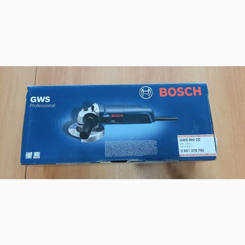 Фото 7. Угловая шлифмашина(болгарка) Bosch GWS 850 CE