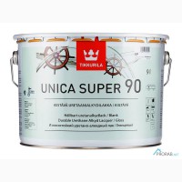 Unica Super 90 - Уника Супер, глянцевый лак 9л Tikkurila (Финляндия)