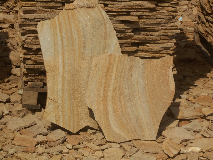 Фото 3. Камень песчаник природный тигровый с разводом