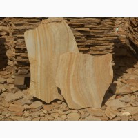 Камень песчаник природный тигровый с разводом