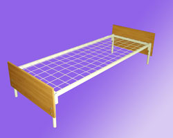 Фото 2. Кровати металлические с лестницами, ДСП спинками