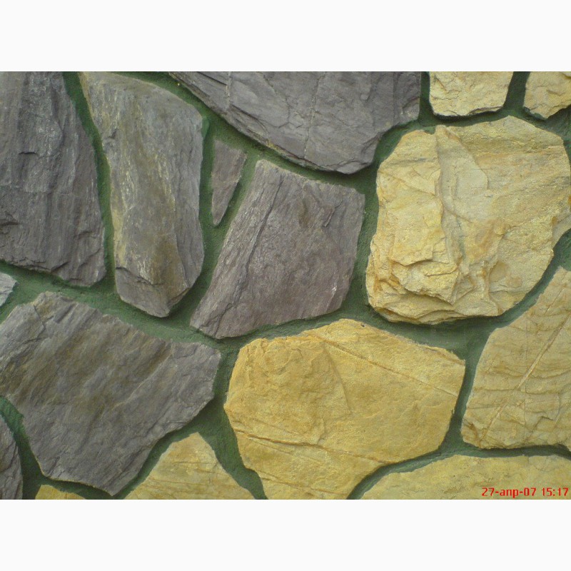 Фото 2. Природный сланец, камень для внутренней и наружной облицовки